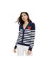 Ann Taylor LOFT Stripes Blue Red Cardigan Size M - photo 1