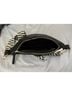 On 34th Solid Black White Leather Belt Bag One size - photo 3
