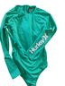 Hurley Teal Rash Guard Size L - photo 1