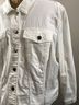 Kut from the Kloth White Denim Jacket Size 2X - photo 5