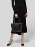 Michael Kors 100% Nylon Print Black Leather Tote One size - photo 5