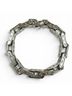 Louis Vuitton 100% Metal Silver Toned LOUIS VUITTON (Louis Vuitton) 2022 Model M00308 Bracelet Chain Monogram Metal Approx. 22cm Silver L Made in Italy Men's One size - photo 2