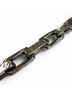 Louis Vuitton 100% Metal Silver Toned LOUIS VUITTON (Louis Vuitton) 2022 Model M00308 Bracelet Chain Monogram Metal Approx. 22cm Silver L Made in Italy Men's One size - photo 4