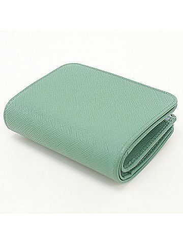 Prada PRADA bi-fold wallet 1ML018 2DYG F03HX Saffiano tab women's green (view 2)