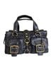 Coach 100% Leather Black Gold Satchel One size - photo 1
