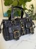 Coach 100% Leather Black Gold Satchel One size - photo 14