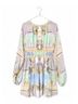 Alexis 100% Polyester 100% Polyester Floral Multi Color Romper Size L - photo 3