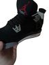 Nike Black Red Gray Sneakers Size 5 1/2 - photo 1
