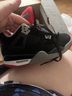 Nike Black Red Gray Sneakers Size 5 1/2 - photo 4