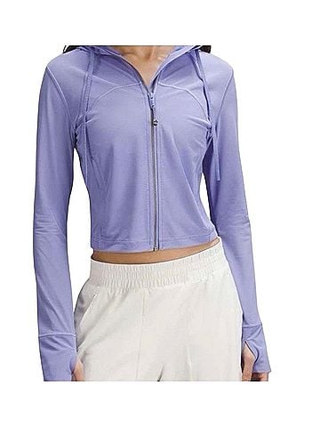 Lululemon Athletica Cropped Define Mesh  Jacket (view 1)