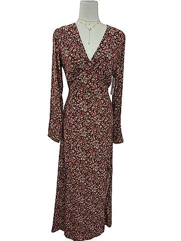 Treasure & Bond Treasure & Bond Floral Long Sleeve Maxi Dress Casual Dress (view 2)