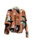 Free People 100% Polyester 5% Cotton 5% Elastane Print Multi Color Jacket Size XS - photo 2