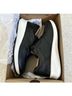 Clarks 100% Leather Black Sneakers Size 8 - photo 4