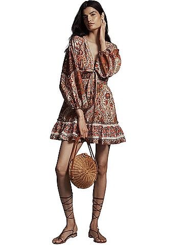 FARM Rio Farm Rio Romantic Nature Mini Dress Cocktail Dress (view 1)