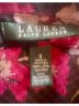 Ralph Lauren 100% Polyester Floral Black Red Green Pink Tan Sleeveless Blouse Size 6 - photo 3