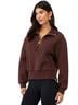 Varley 100% Recycled Polyester 100% Cotton 100% Polyester Brown Pullover Hoodie Size S - photo 1