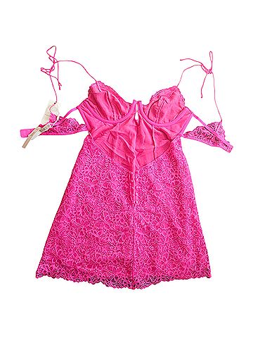 For Love & Lemons Butterfly Lace Slip Dress Cocktail Dress (view 2)