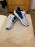 Adidas White Blue Sneakers Size 10 1/2 - photo 3