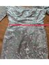 Sau Lee 55% Polyester 45% Nylon 100% Rayon Floral Blue Cocktail Dress Size 14 - photo 8