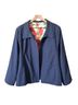 Frances Valentine 100% Cotton 100% Polyester Solid Floral Blue Jacket Size 1X - photo 1