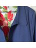 Frances Valentine 100% Cotton 100% Polyester Solid Floral Blue Jacket Size 1X - photo 4