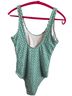Old Navy Print White Green One Piece Swimsuit Size M - photo 2