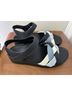 Vionic 100% Leather Solid Graphic Blue Black Sandals Size 8 1/2 - photo 7