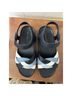 Vionic 100% Leather Solid Graphic Blue Black Sandals Size 8 1/2 - photo 3