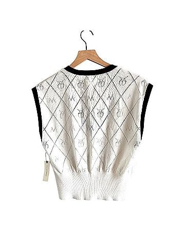 Anthropologie Maeve Violette Icon Logo Vest Sweater Vest (view 2)