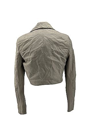 Lamarque Claudia Crop Topper Leather Jacket (view 2)