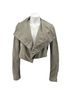 Lamarque 100% Leather 93% Cotton 7% Spandex 100% Polyester Gray Leather Jacket Size S - photo 10