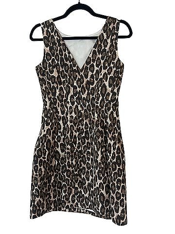 Kate Spade New York Autumn Leopard Domino Casual Dress (view 2)