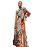 PatBO 100% Polyester 95% Polyester 5% Elastane Tropical Multi Color Cocktail Dress Size 2 - photo 1