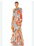 PatBO 100% Polyester 95% Polyester 5% Elastane Tropical Multi Color Cocktail Dress Size 2 - photo 3