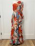 PatBO 100% Polyester 95% Polyester 5% Elastane Tropical Multi Color Cocktail Dress Size 2 - photo 15