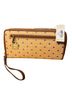 Fossil Polka Dots Tan Blue Wristlet One size - photo 2