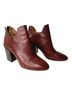 AQUATALIA 100% Leather Brown Ankle Boots Size 8 - photo 1