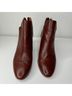 AQUATALIA 100% Leather Brown Ankle Boots Size 8 - photo 3