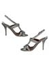 Tabitha Simmons 100% Leather Silver Multi Color Heels Size EU 38 1/2 - photo 5