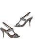 Tabitha Simmons 100% Leather Silver Multi Color Heels Size EU 38 1/2 - photo 4