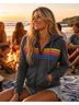 Aviator Nation Solid Stripes Gray Jacket Size XS - photo 5