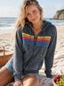 Aviator Nation Solid Stripes Gray Jacket Size XS - photo 4