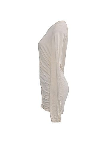 Isabel Marant Isabel Marant Posy Gathered Sweater in Cream Wool (view 2)