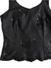 Jkara Floral Black Silk Scarf Size S - photo 2