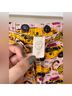 Printfresh 100% Cotton Leopard Print Pink Yellow Casual Pants Size M - photo 3