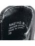 Ash 100% Leather Black Boots Size EU 38 - photo 14