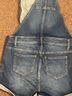 Indigo Blue Blue Overall Shorts Size S - photo 4