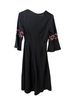 Influence 100% Polyester Black Cocktail Dress Size 2 - photo 2