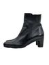 Arche 100% Leather Black Ankle Boots Size 7 - photo 4