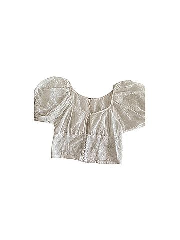 Free People Short Sleeve Blouse (view 2)